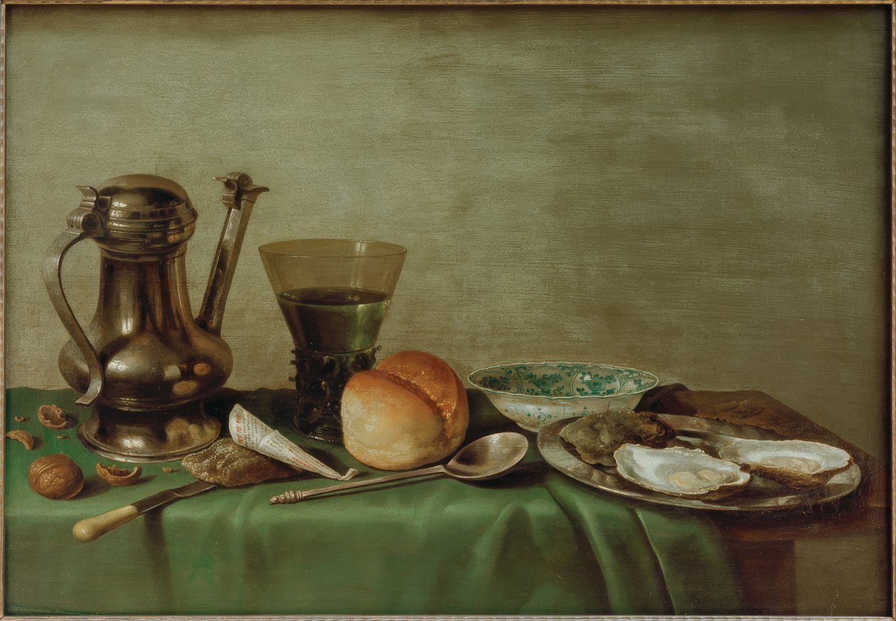 Naturaleza muerta con desayuno de Willem Claesz. Heda