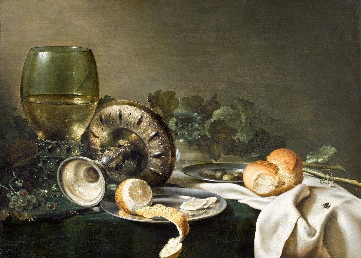 Naturaleza muerta de Willem Claesz. Heda