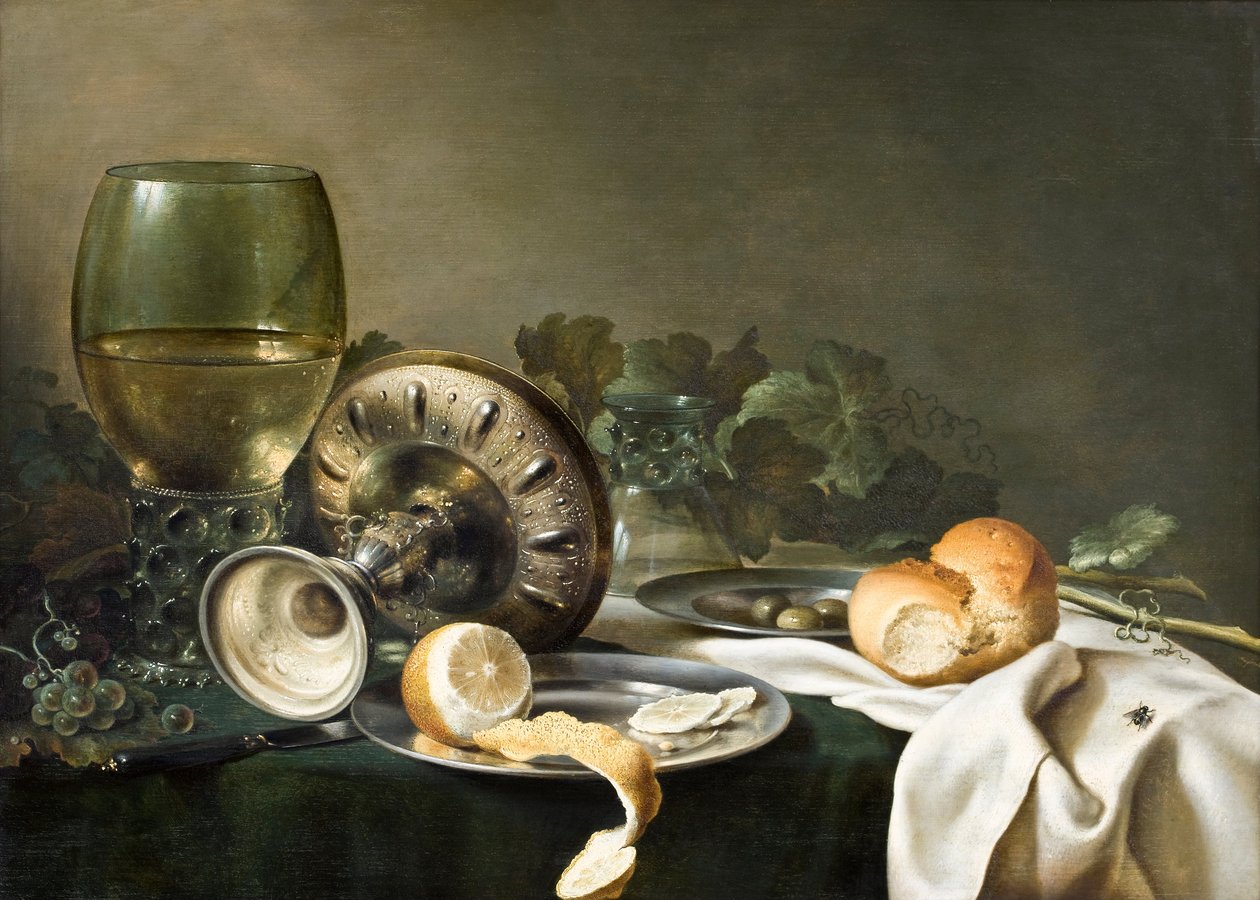 Naturaleza muerta de Willem Claesz. Heda