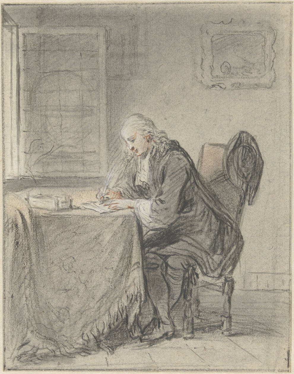 El escritor de la carta de Willem Joseph Laquy