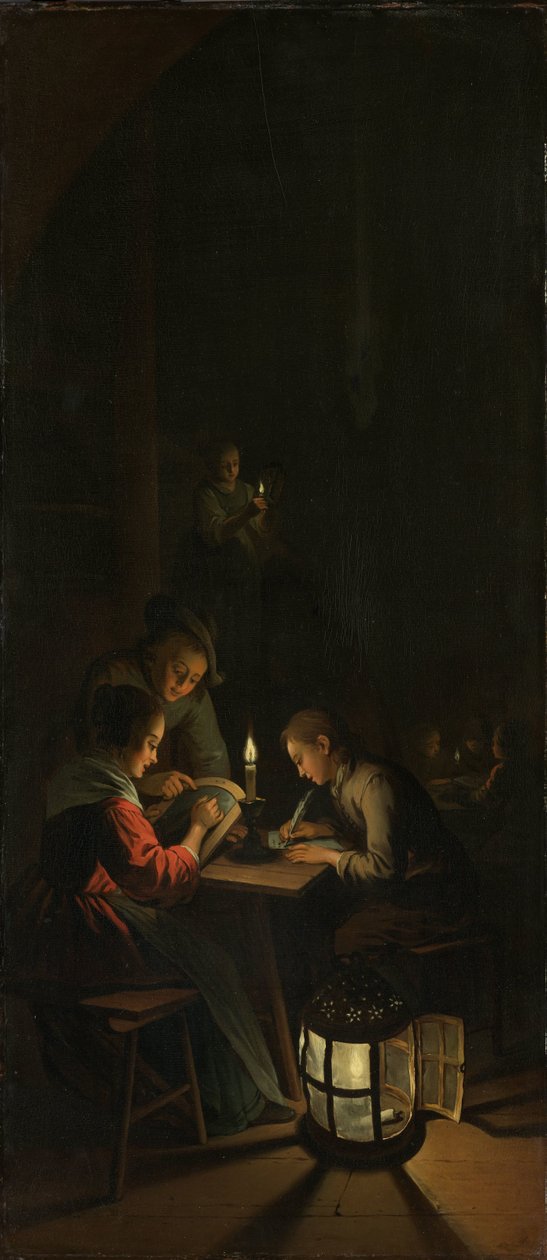 Tríptico: Alegoría de la formación artística de Willem Joseph Laquy