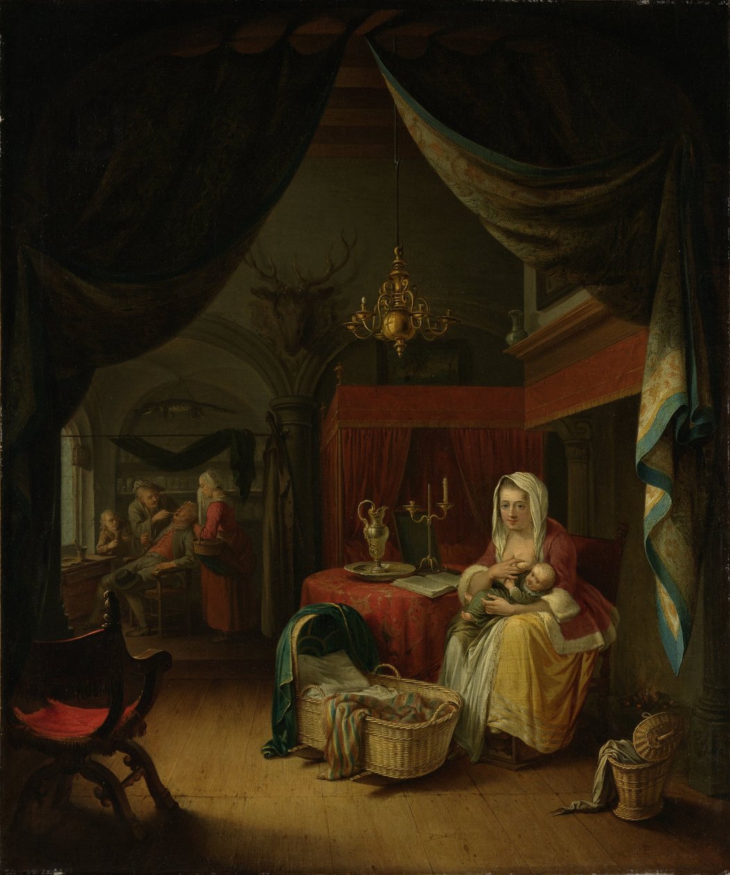 Tríptico: Alegoría de la formación artística de Willem Joseph Laquy