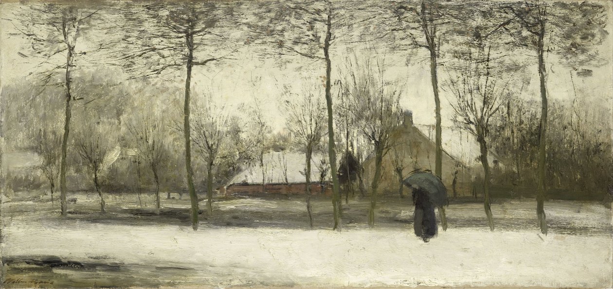 Paisaje de invierno de Willem Maris