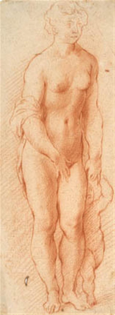 Venus y Amor. Grupo escultórico de Georg Petel visto girado medio hacia la derecha de Willem Panneels