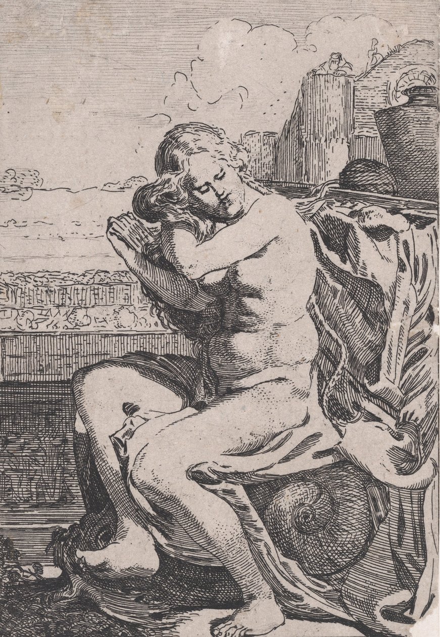 Betsabé peinando su cabello, ca. 1615 de Willem Pietersz. Buytewech