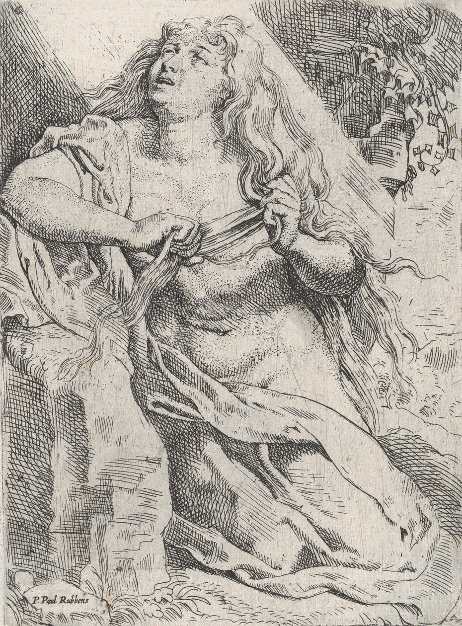 María Magdalena en el desierto, ca. 1613-14 de Willem Pietersz. Buytewech