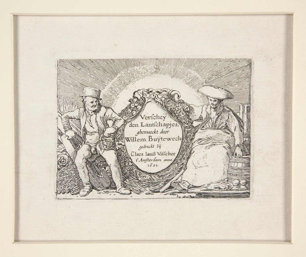 Portada de El conjunto de los paisajes de Willem Pietersz. Buytewech