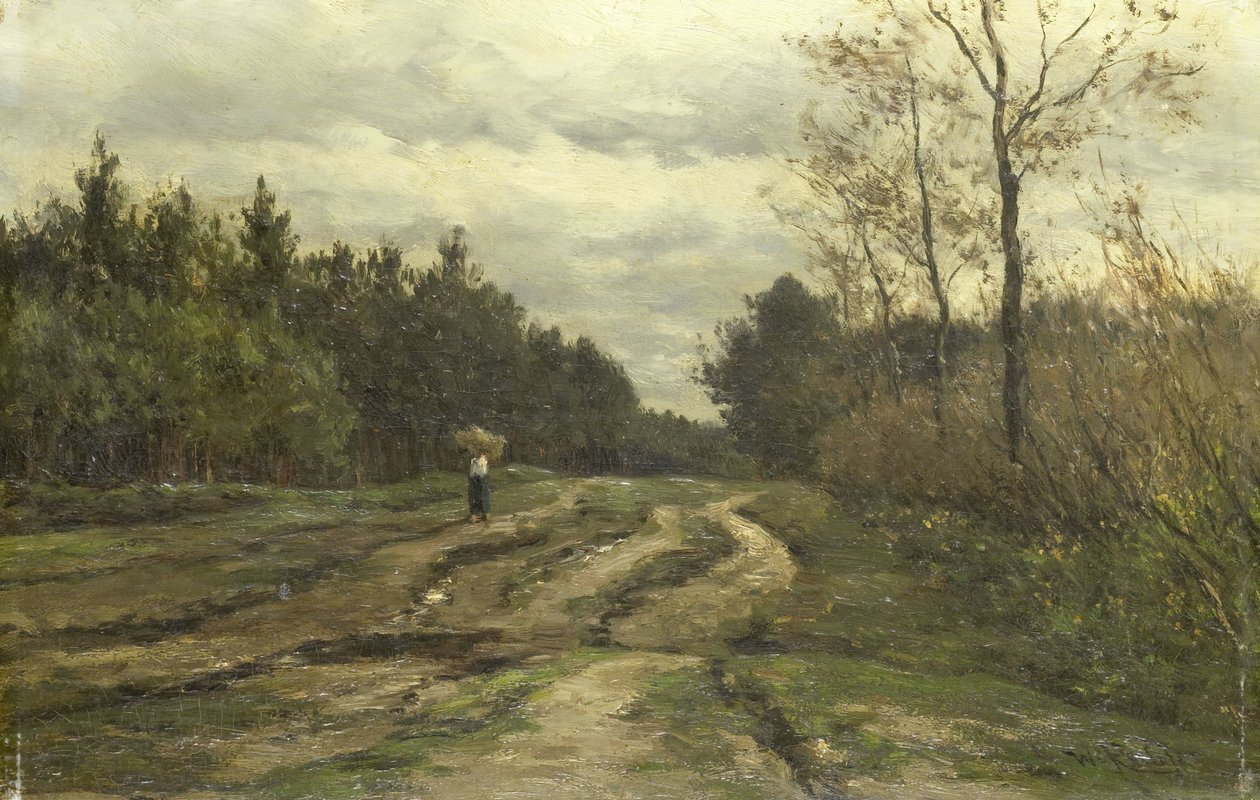 Camino rural cerca de Laren, (provincia de Holanda del Norte) de Willem Roelofs (I)