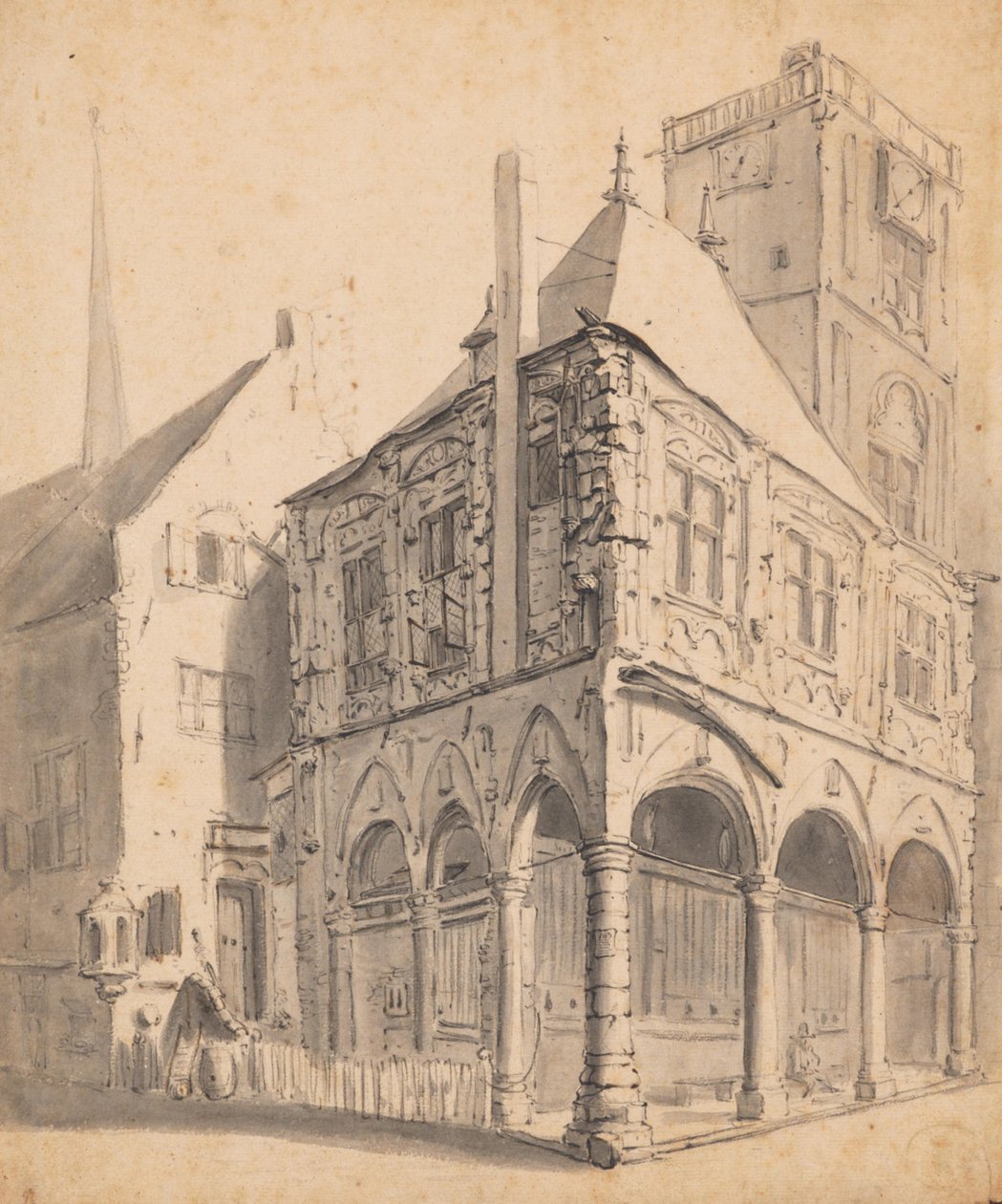 El tribunal del antiguo ayuntamiento de Ámsterdam de Willem Schellinks