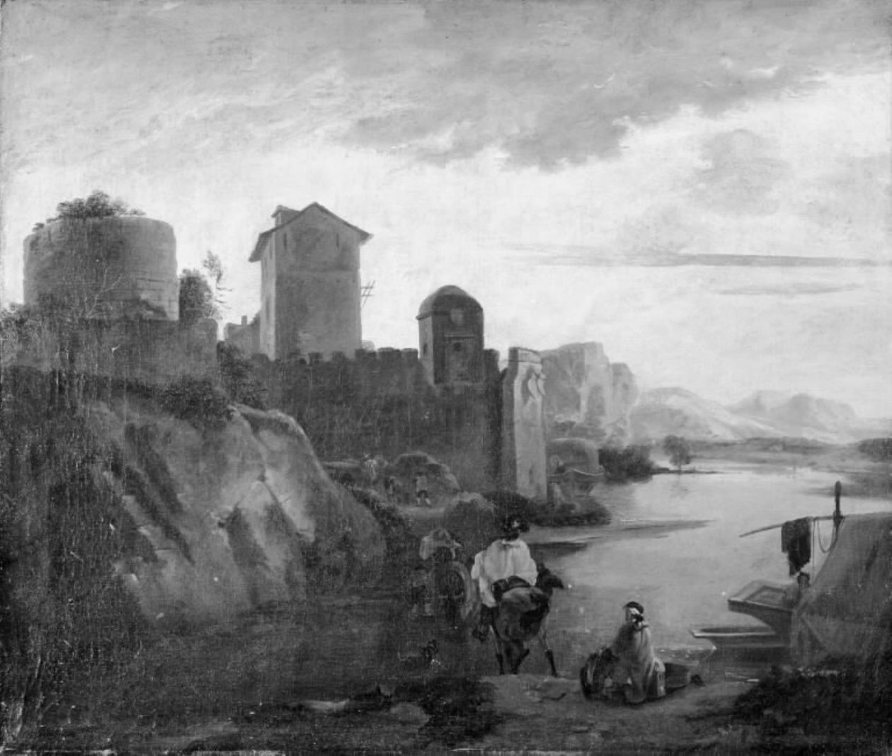 Paisaje con viajeros de Willem Schellinks