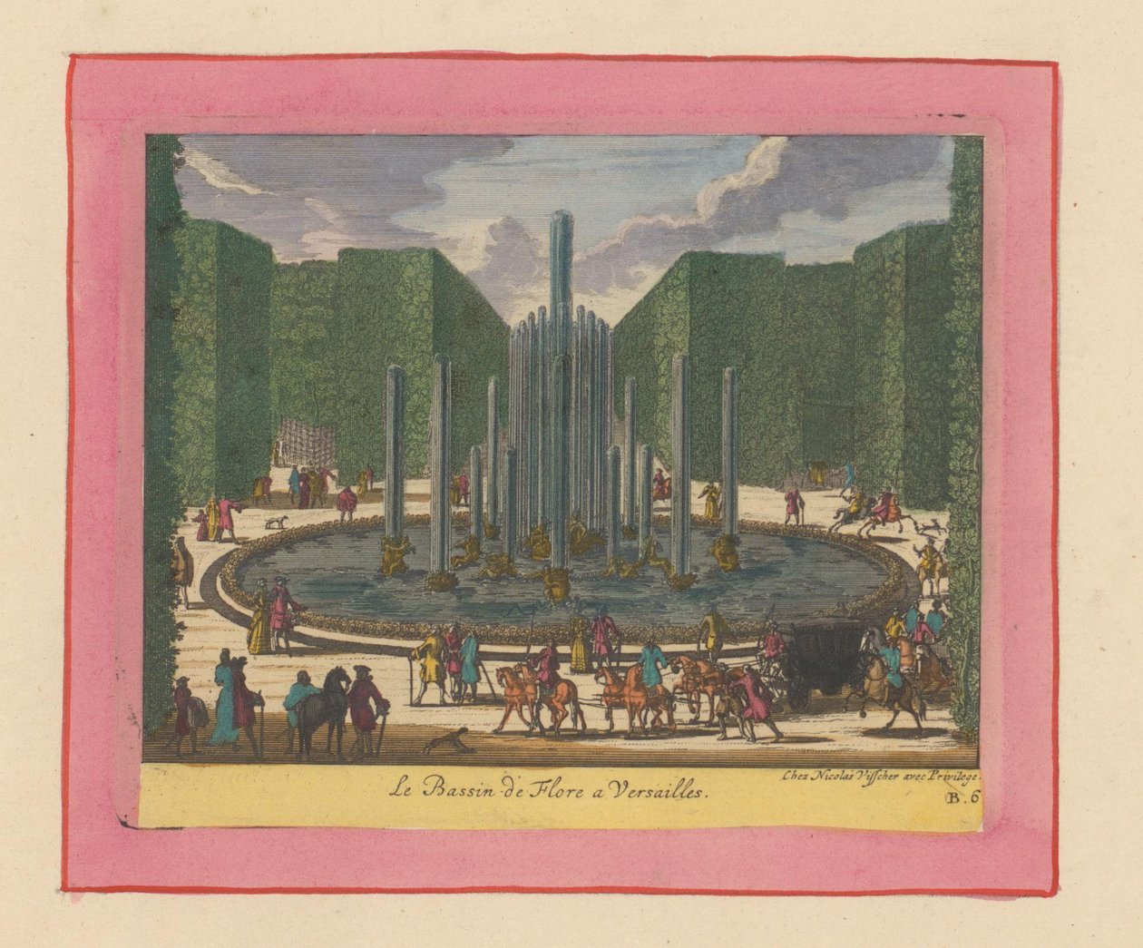 Bassin von Flora in den Gärten von Versailles de Willem Swidde