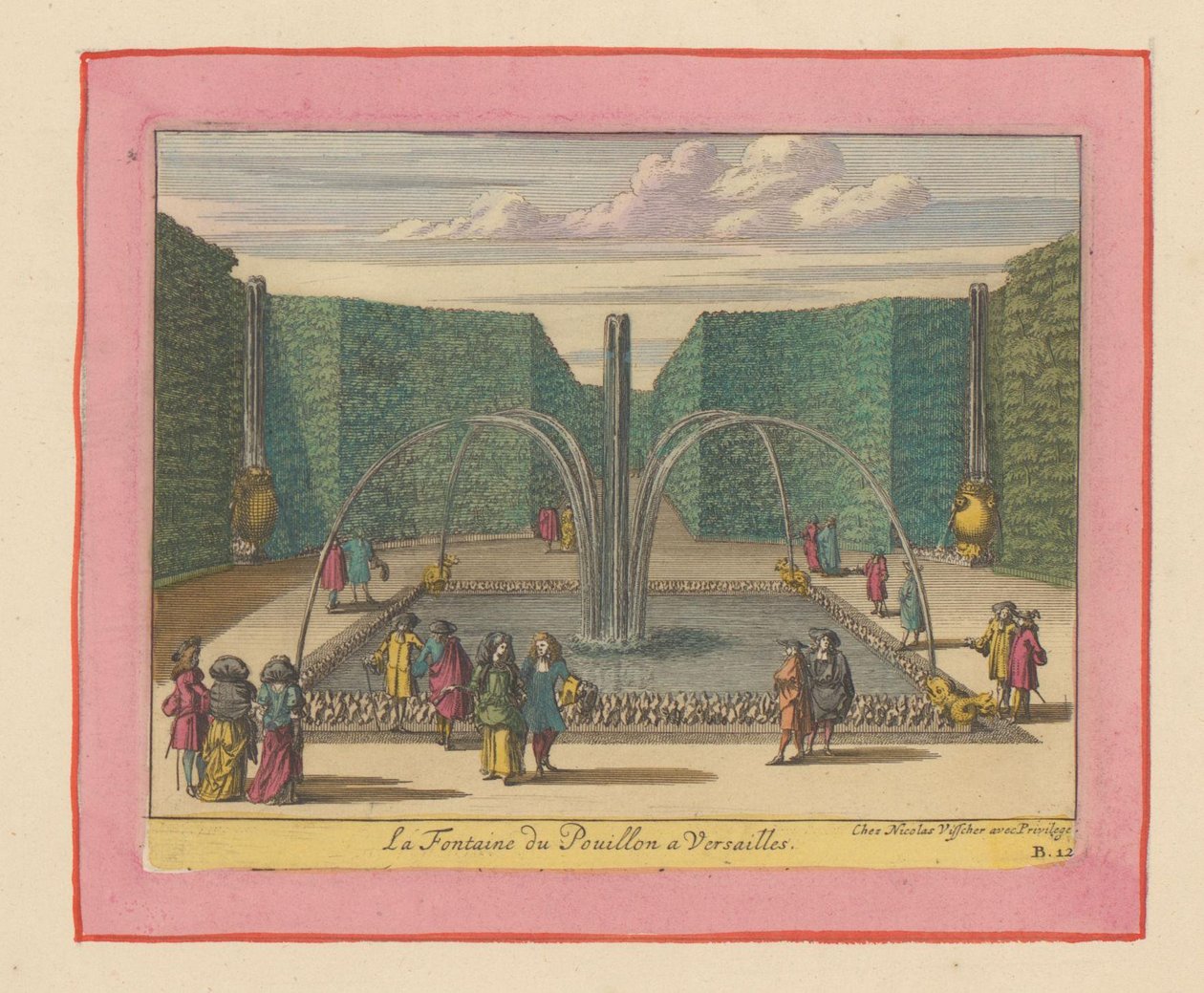 Brunnen von Pouillon in den Gärten von Versailles de Willem Swidde