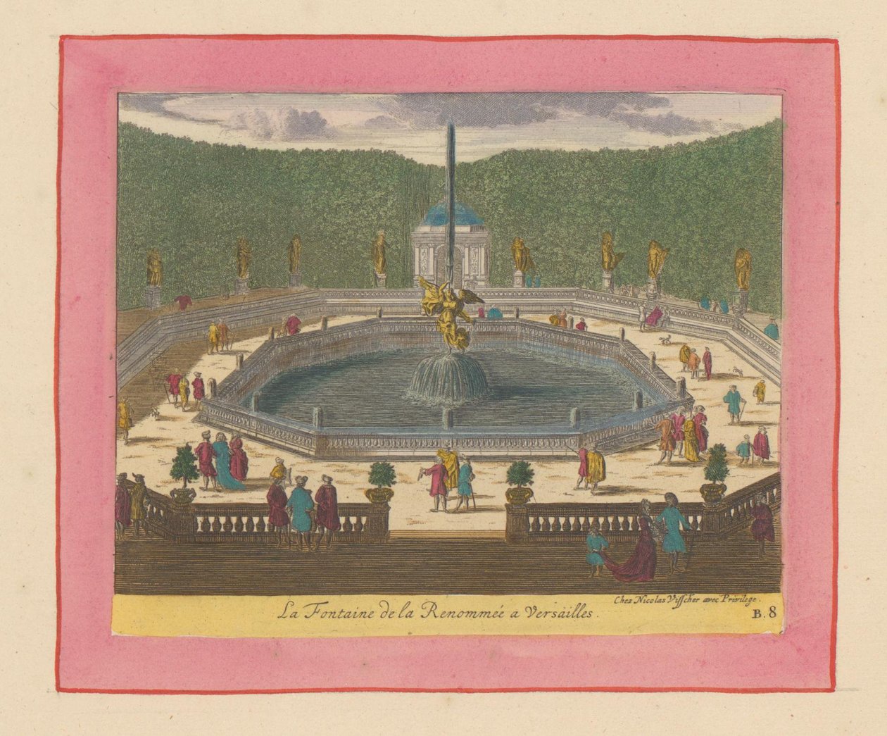 Brunnen des Ruhms in den Gärten von Versailles de Willem Swidde