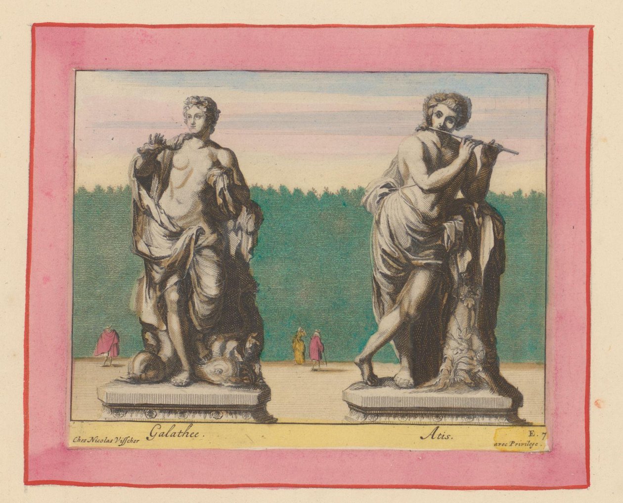 Statuen von Galatea und Acis de Willem Swidde