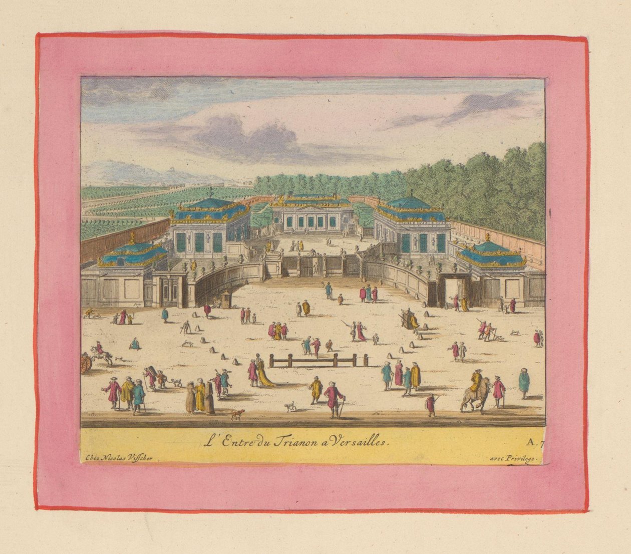 Zugang zum Grand Trianon in Versailles de Willem Swidde