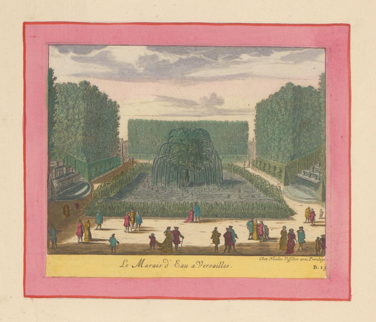 Wassermoor in den Gärten von Versailles de Willem Swidde