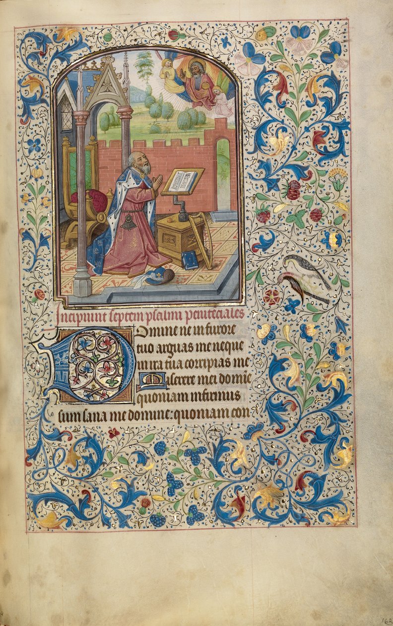 David en oración de Willem Vrelant