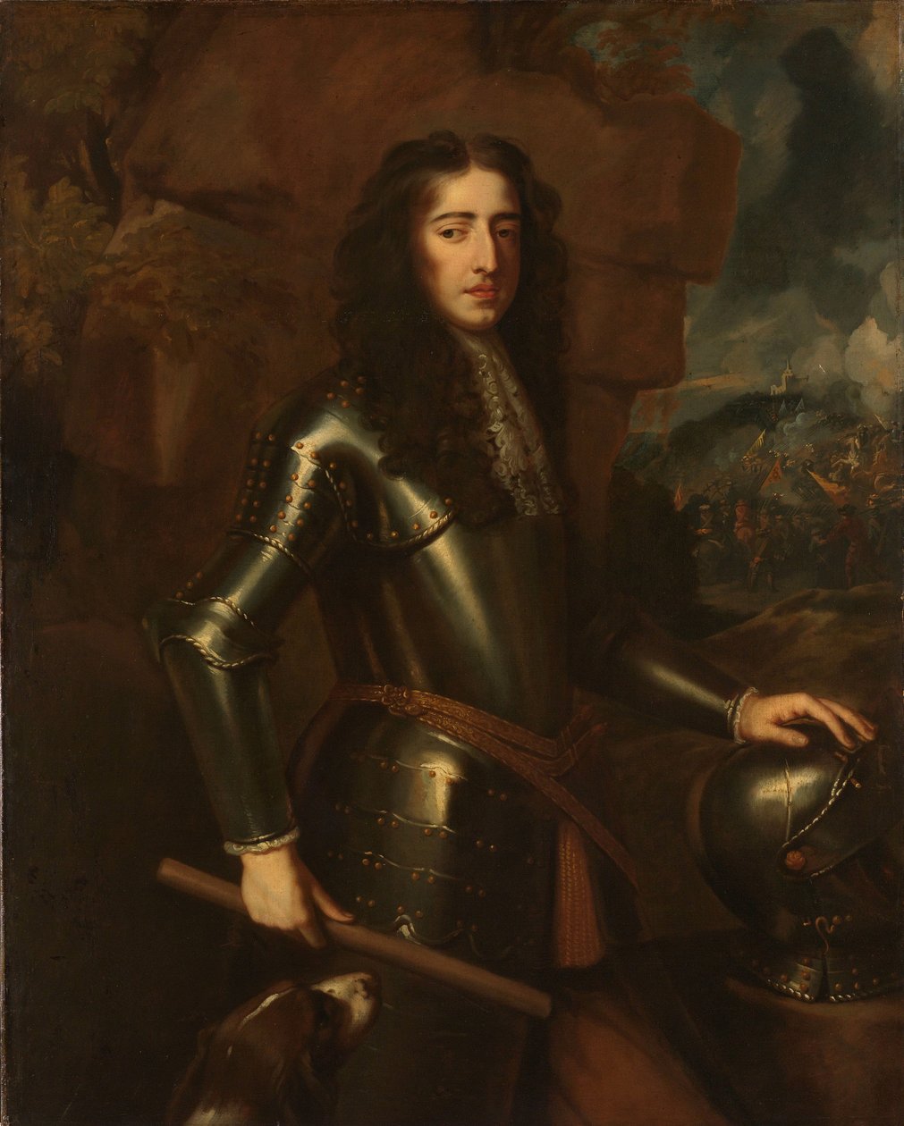 Retrato de Guillermo III (1650-1702), Príncipe de Orange de Willem Wissing (manner of)