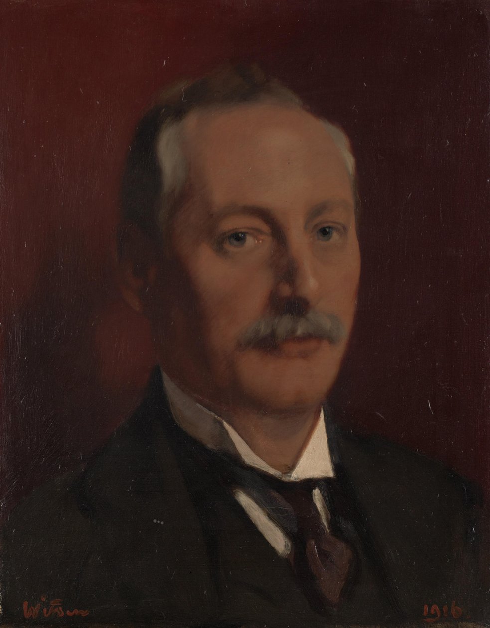 Alfred Gideon Boissevain (1870-1922), director y redactor jefe del Algemeen Handelsblad de Willem Witsen