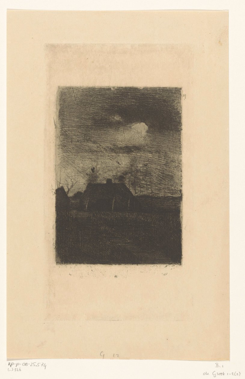 Granja de noche de Willem Arnoldus Witsen