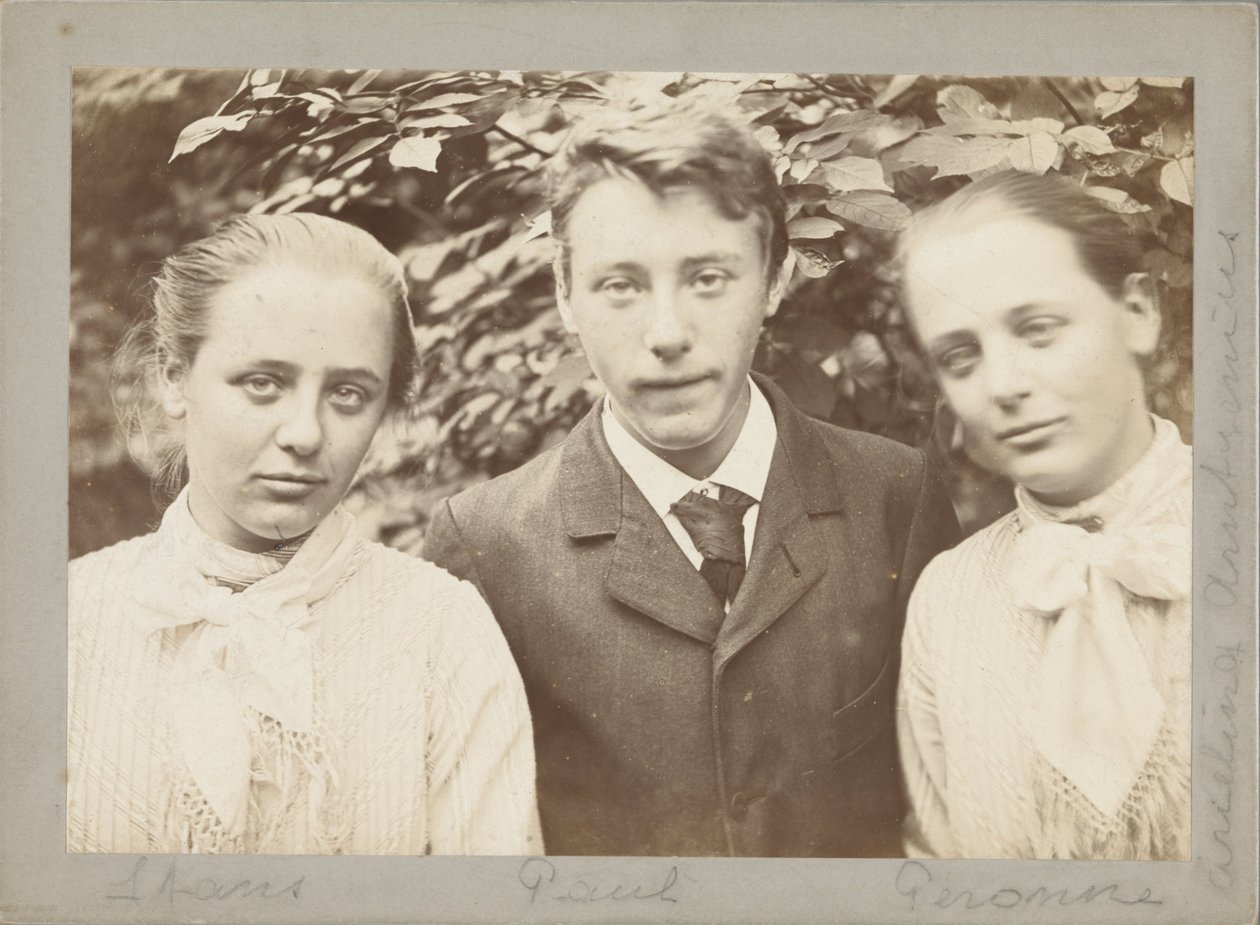 Los trillizos Stans, Paul y Peronne Arntzenius de Willem Witsen