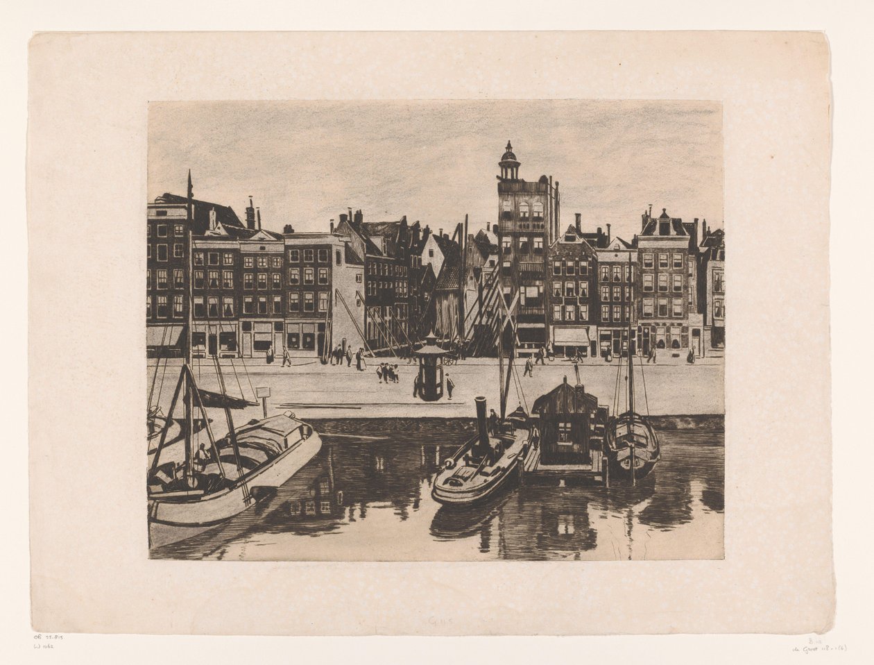 Vista del Damrak de Willem Witsen