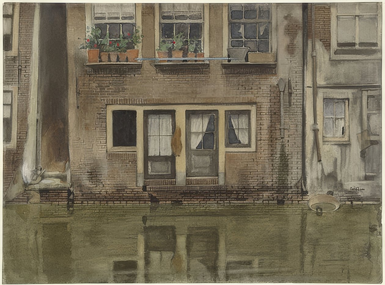Casa en un canal en Ámsterdam de Willem Arnoldus Witsen