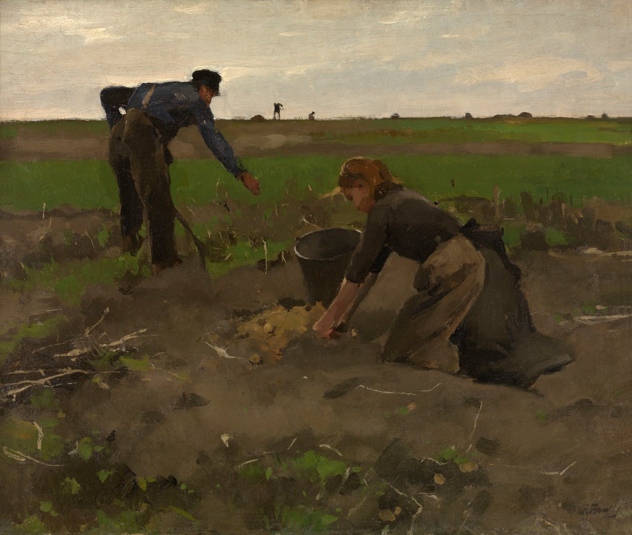 Recolectores de patatas de Willem Witsen