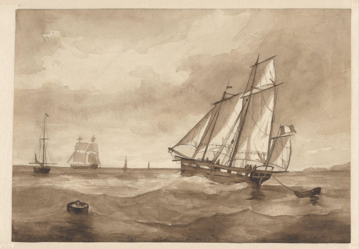 Barcos en el mar de Willem Witsen
