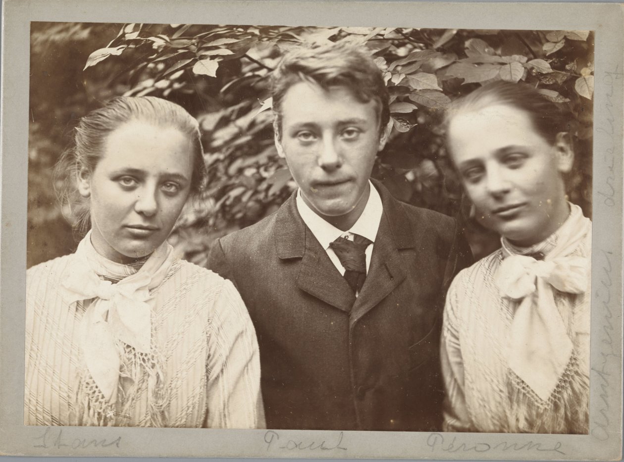 Los trillizos Stans, Paul y Peronne Arntzenius de Willem Witsen
