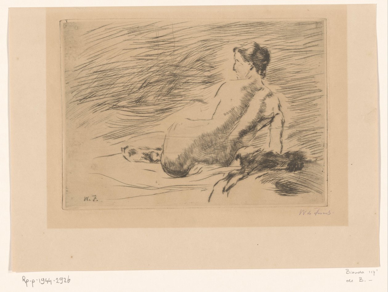 Mujer desnuda recostada
Desnudo recostado (título original) de Willem de Zwart (signed by artist)