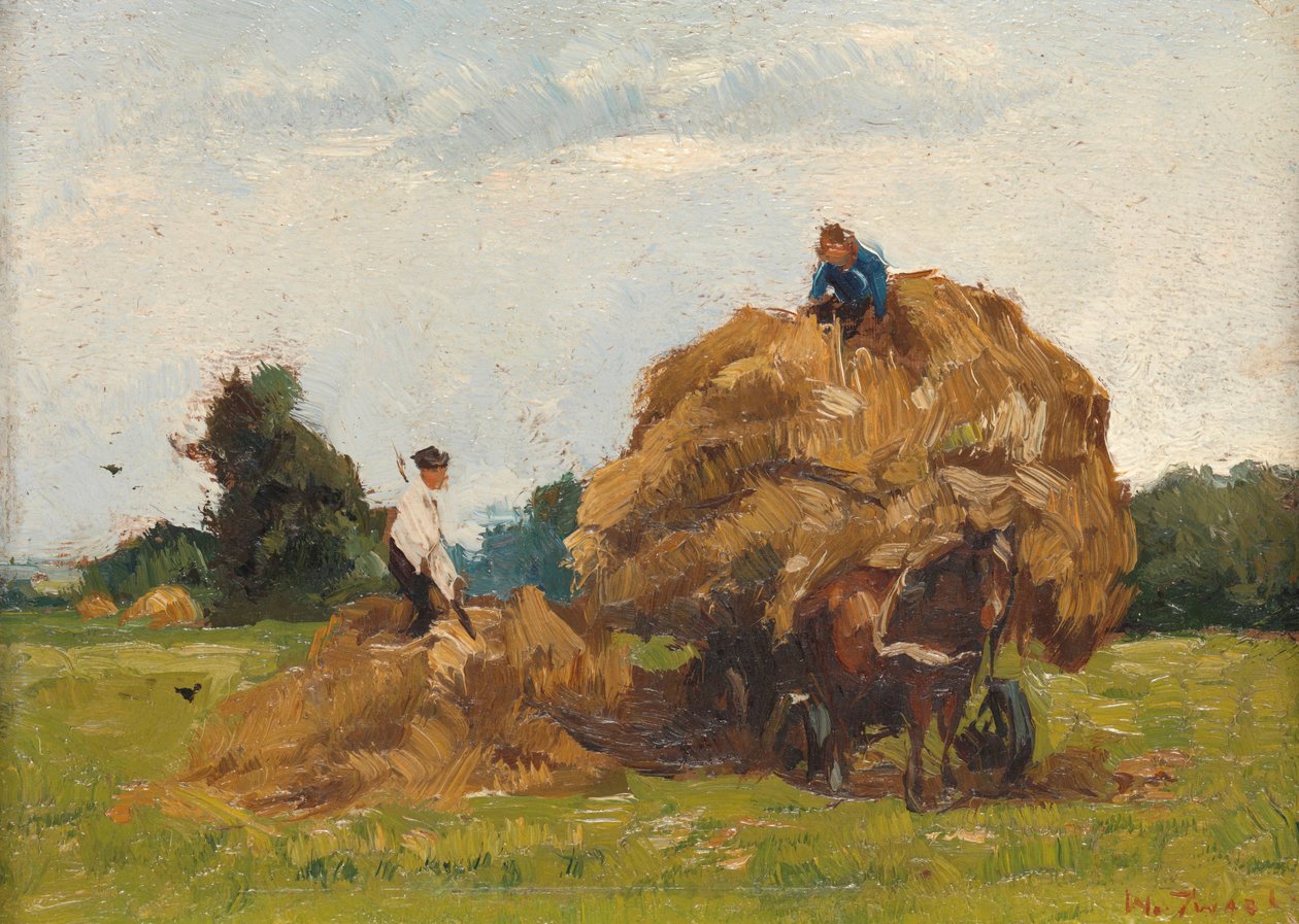 Carro de heno de Willem de Zwart