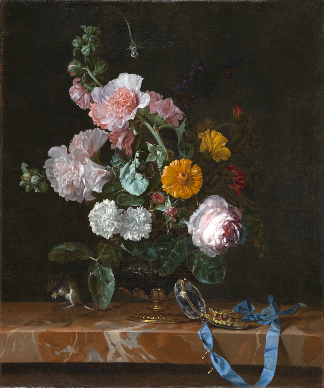 Vanitas Bodegón de Flores, c.1656-1657 de Willem van Aelst