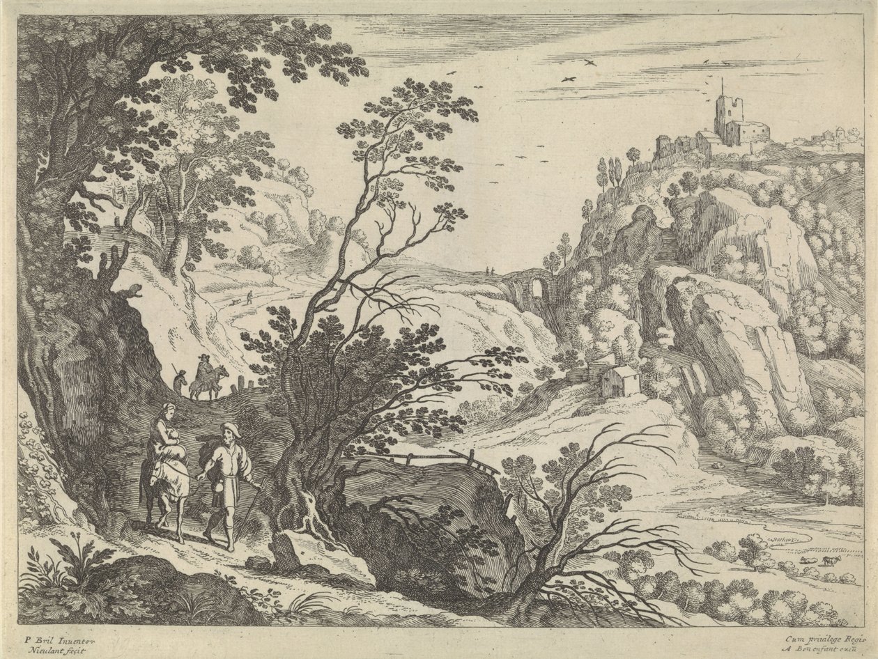Vuelo a Egipto de Willem van Nieulandt (II)