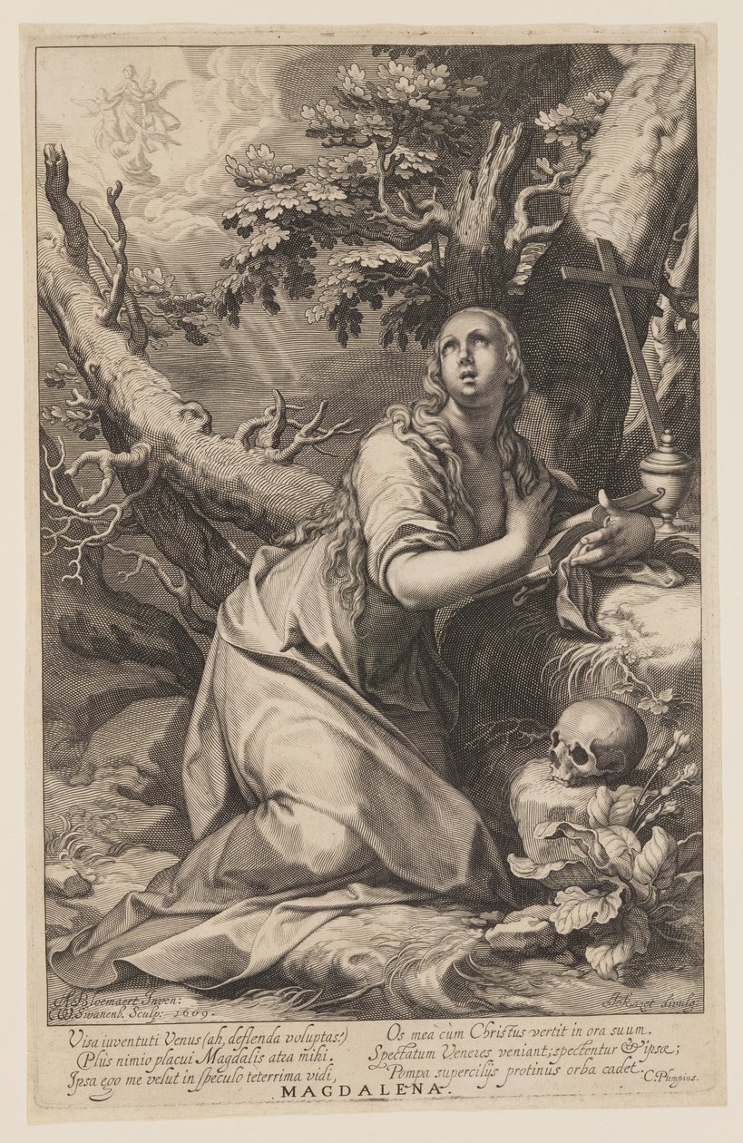 Magdalena, de Pecadores del Antiguo y Nuevo Testamento de Willem van Swanenburgh