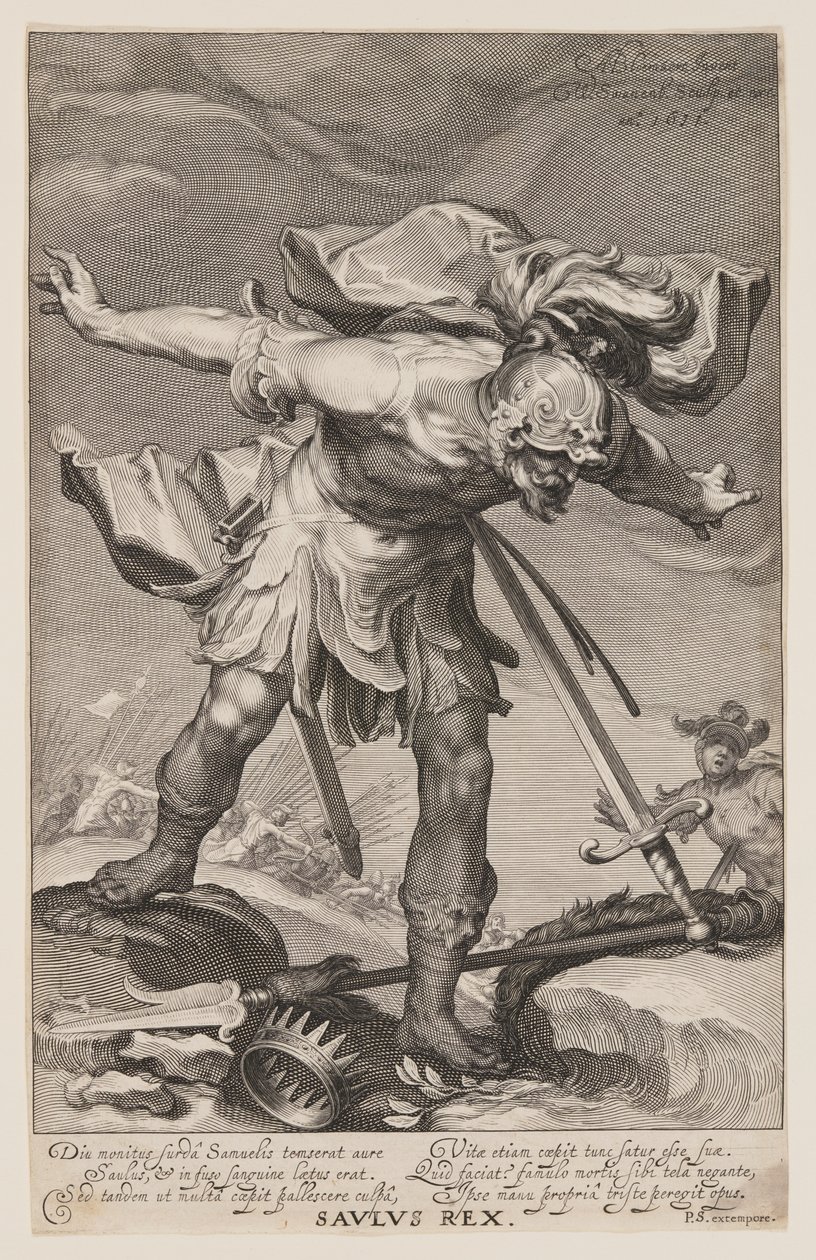 Saulus Rex, de Pecadores del Antiguo y Nuevo Testamento de Willem van Swanenburgh