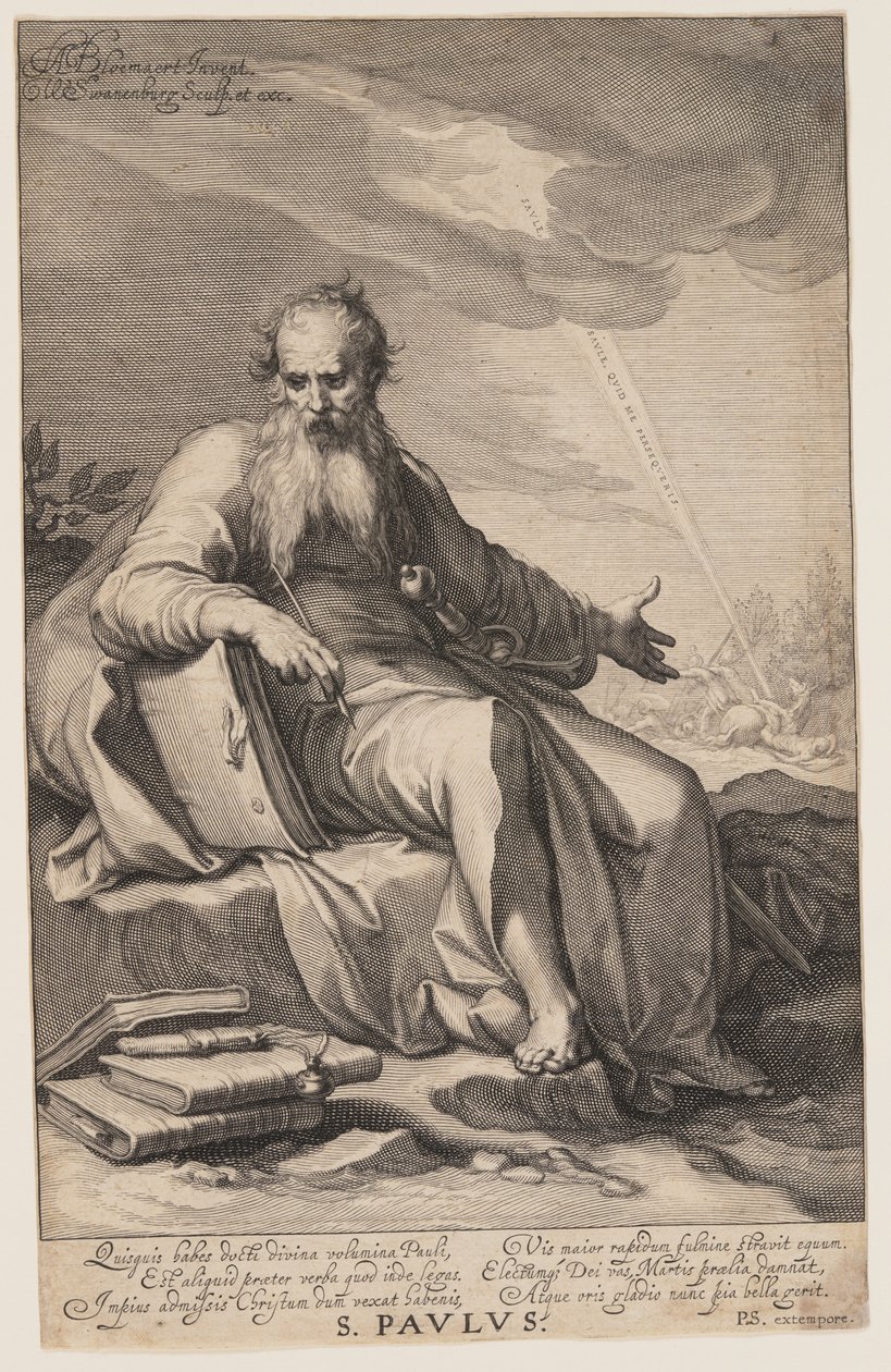San Pablo, de Pecadores del Antiguo y del Nuevo Testamento de Willem van Swanenburgh