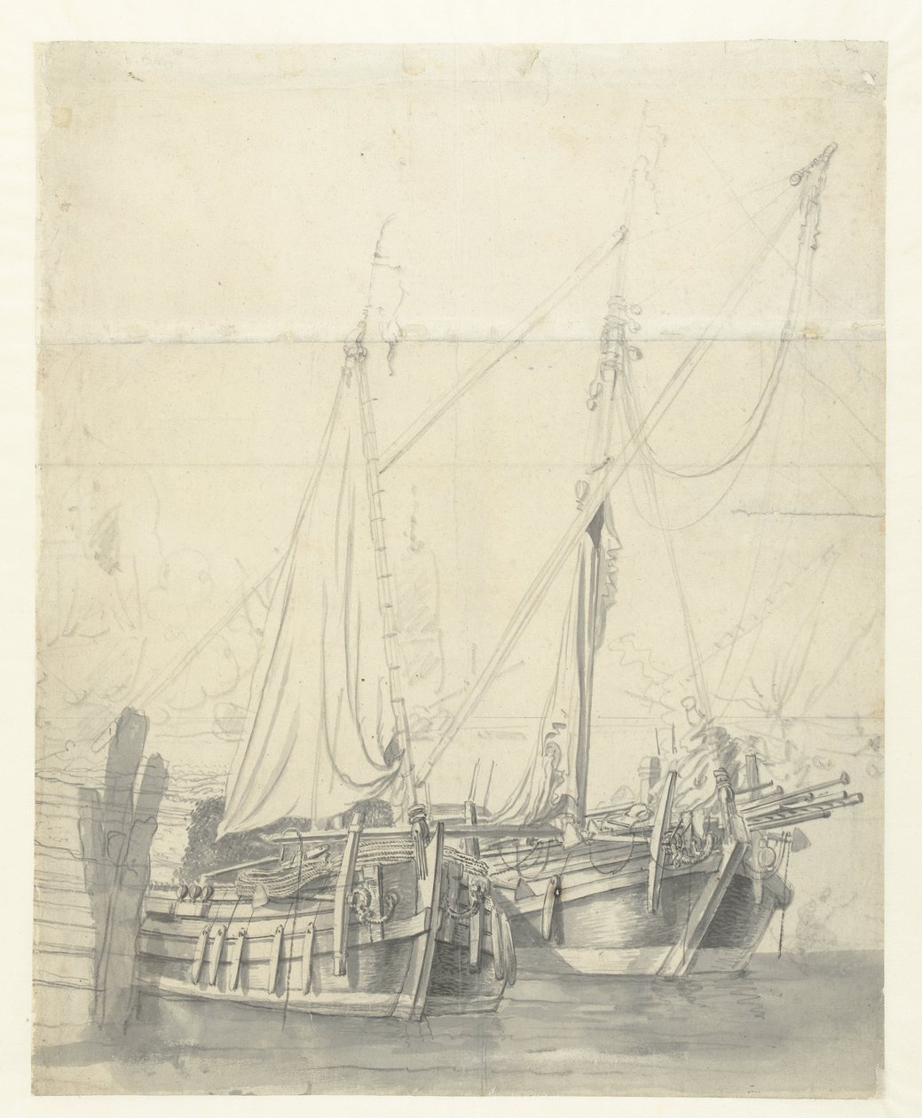 Dos barcazas de Willem van de Velde (I)