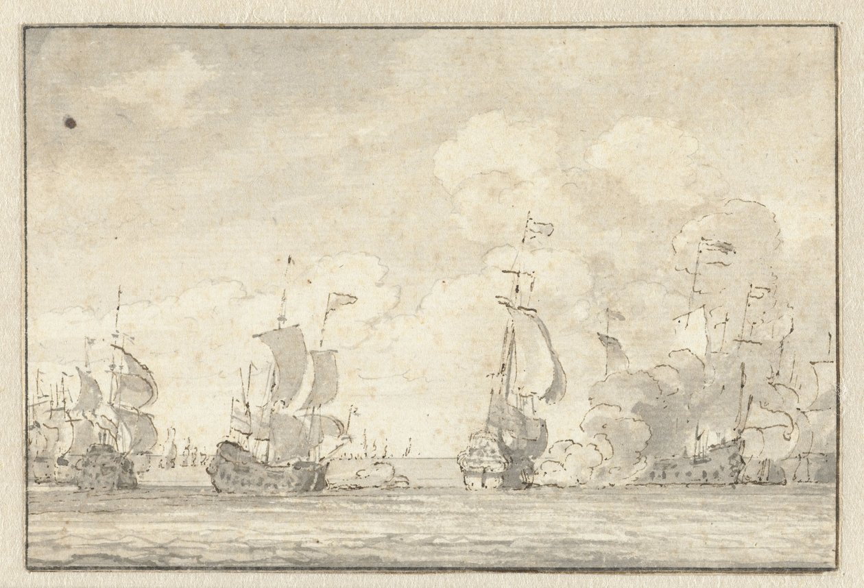 Batalla naval de Willem van de Velde (II)