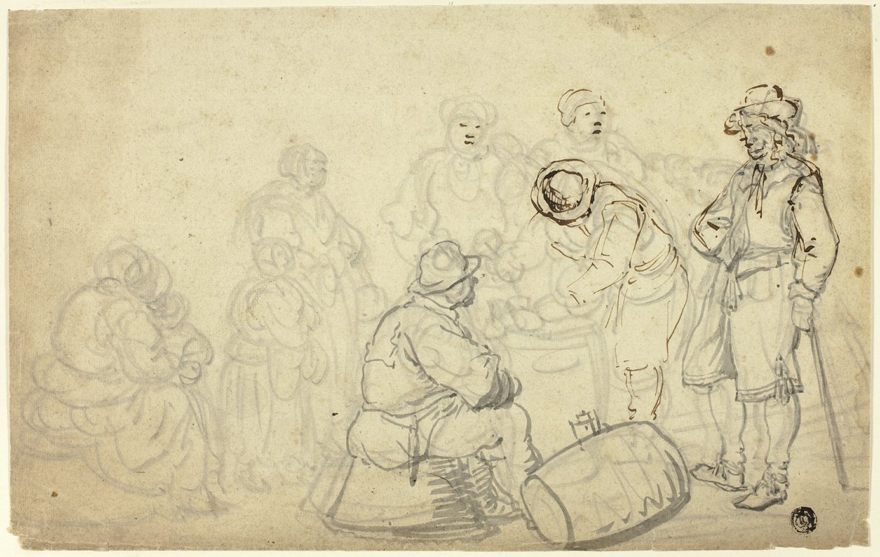 Escena campesina de Willem van de Velde I