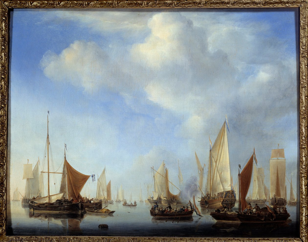 La pequeña flota de Willem van de Velde the Younger