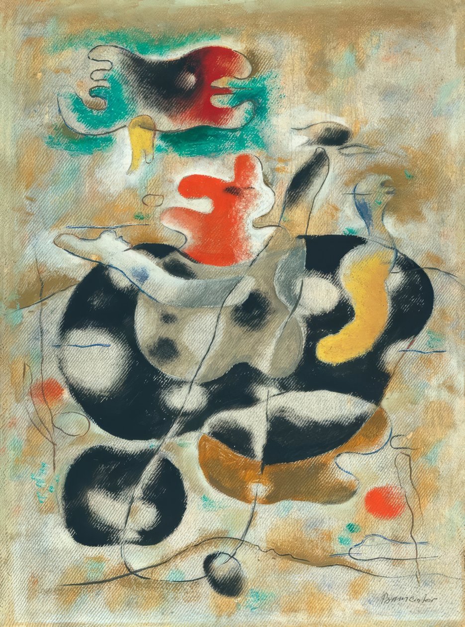 Eidos flotante de Willi Baumeister