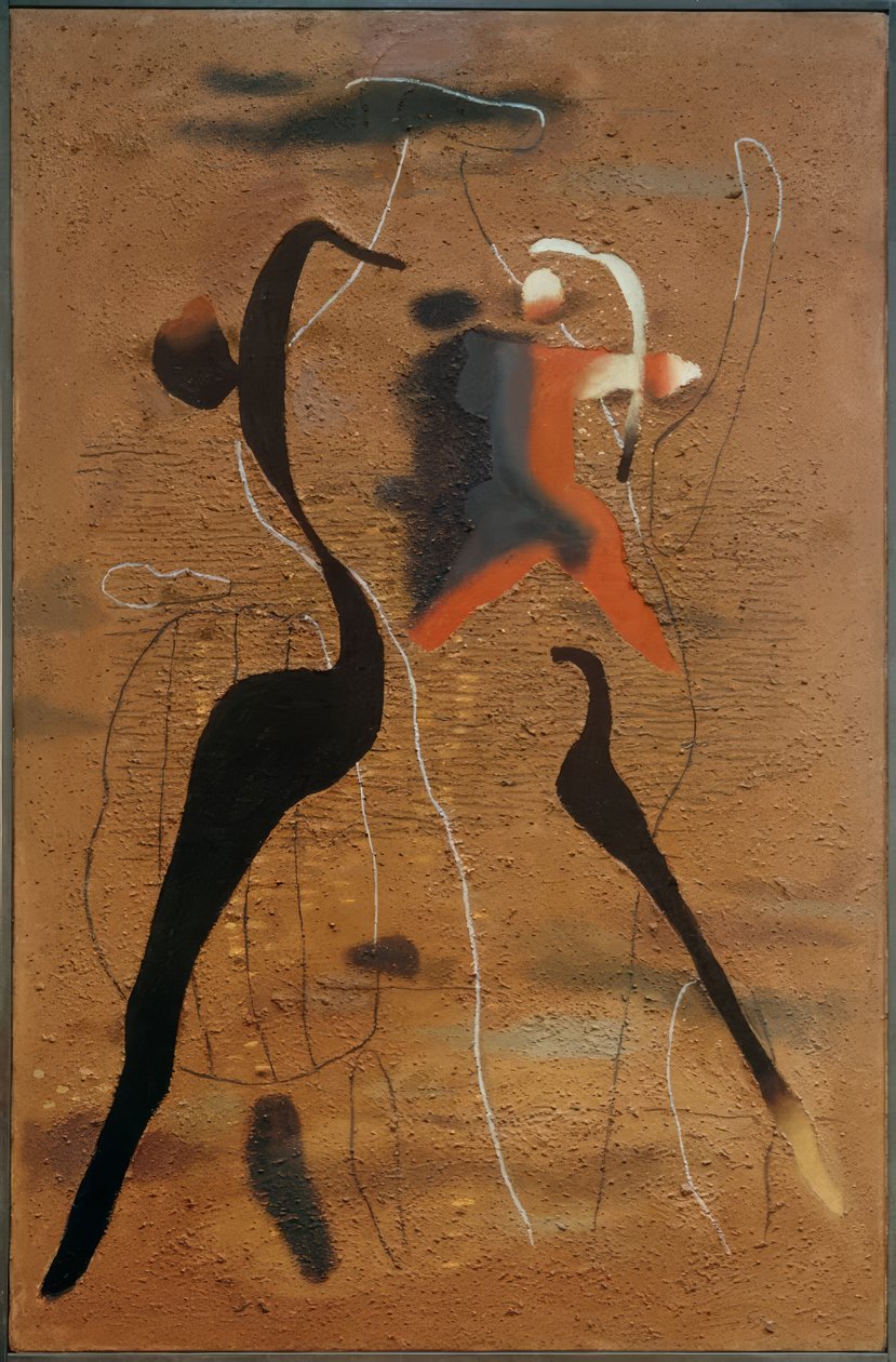 Figura caminando de Willi Baumeister