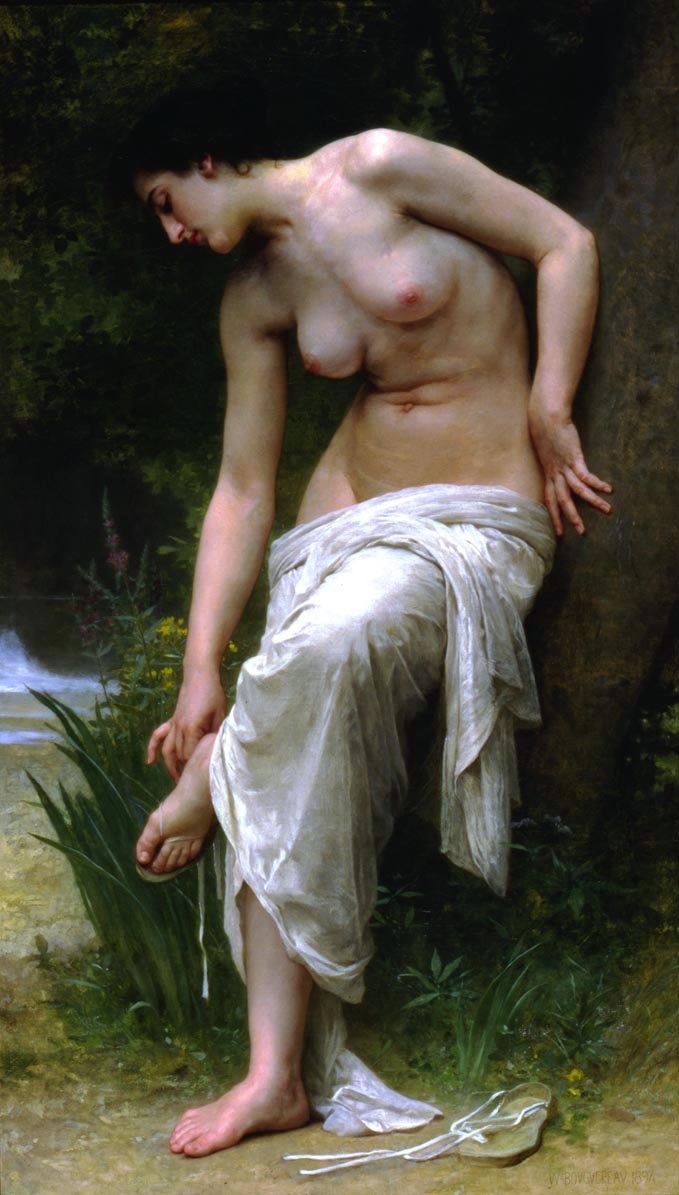 Después del baño de William Adolphe Bouguereau