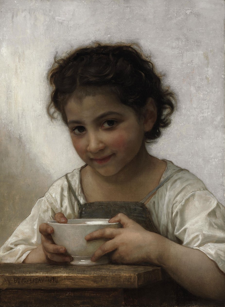 La sopa de leche de William Adolphe Bouguereau