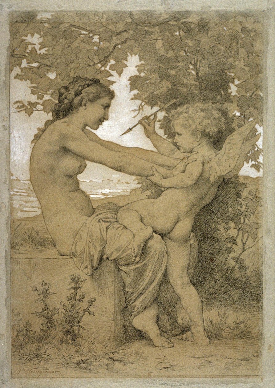 La resistencia del amor de William Adolphe Bouguereau