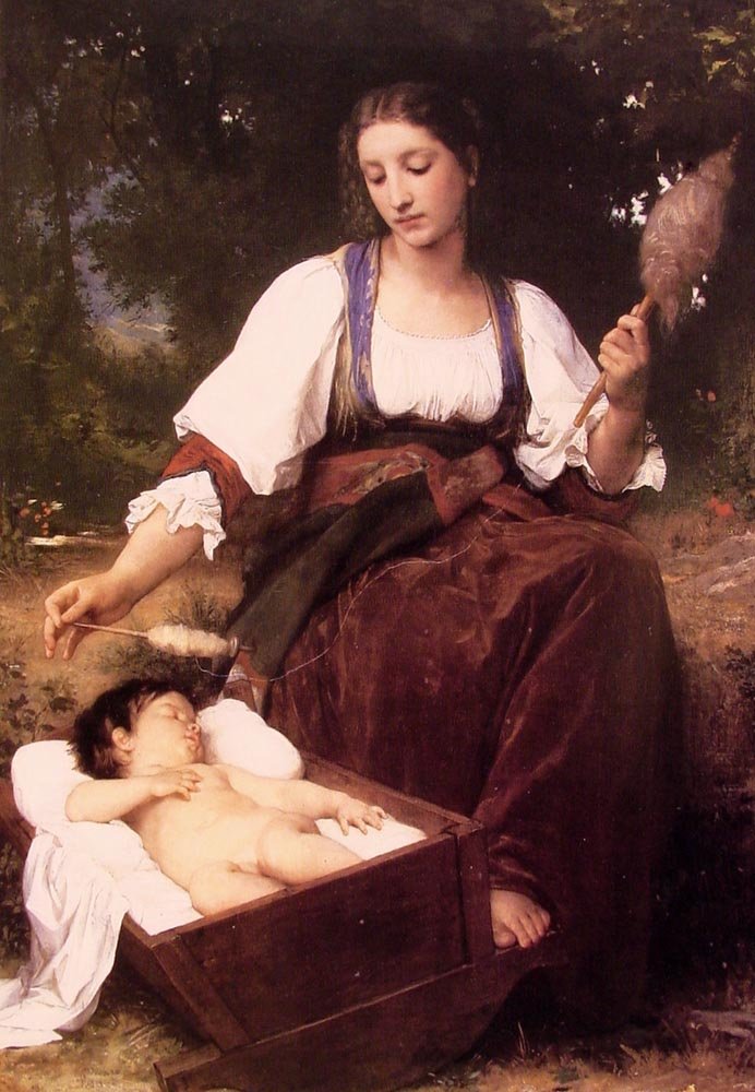 Canción de cuna de William Adolphe Bouguereau