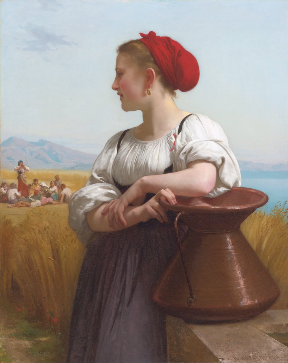 El cosechador de William Adolphe Bouguereau