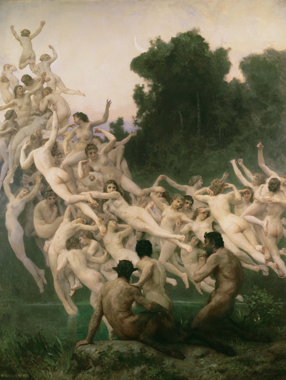 Las Oreadas de William Adolphe Bouguereau