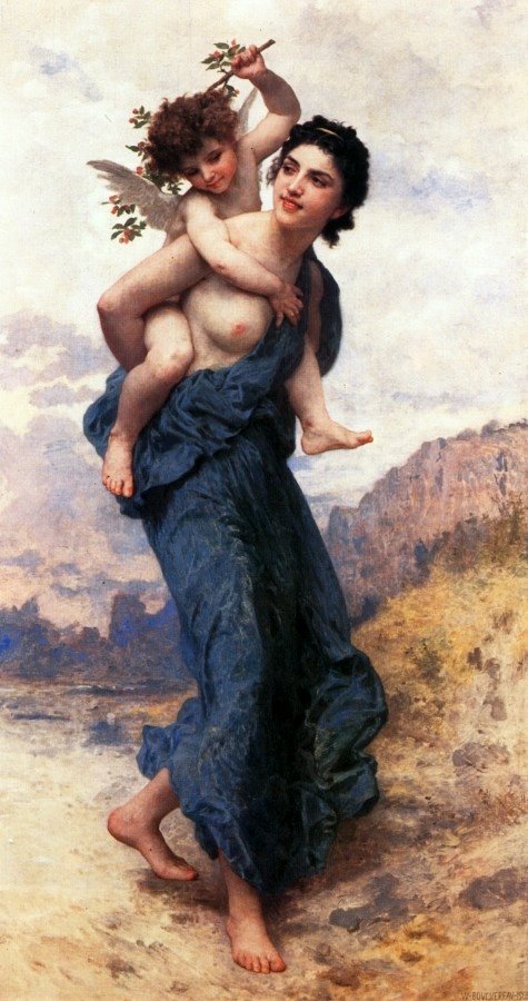 Venus y Cupido de William-Adolphe Bouguereau